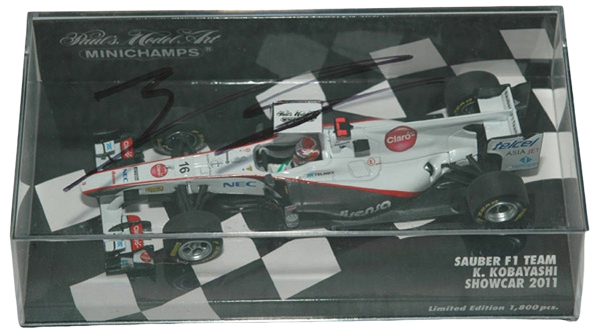(未使用･未開封品)PMA 1/43 Sauber F1 Team Showcar 2011 K.Kobayashi 完成品 Kamui Kobayashi Signed Minichamps 1/43 2011 Sauber F1 Model