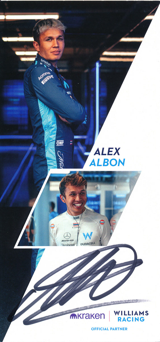 ALEX ALBON選手　サイン　アレックスアルボン選手 ALEX ALBON選手 サイン アレックスアルボン選手