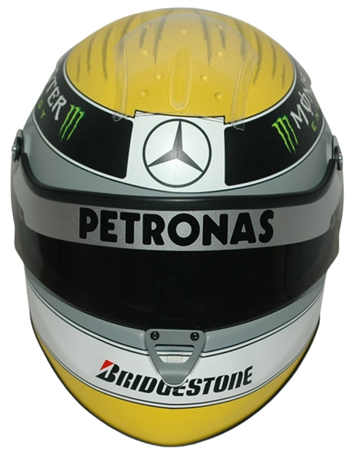 Nico Rosberg Signed Replica 1/2 2010 Mercedes Helmet – Formula