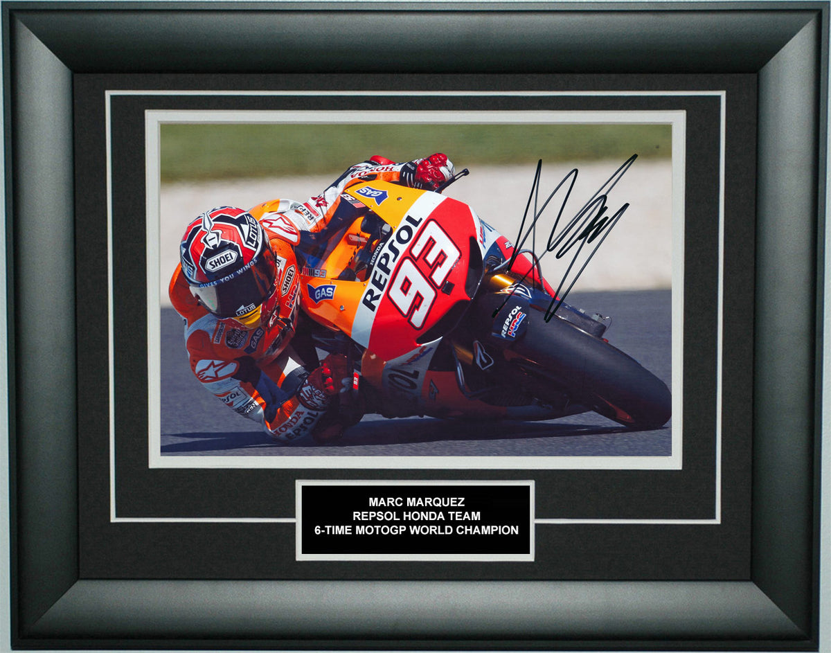 Marc Marquez Signed 8X12 Inches Repsol Honda Photo Frame – Formula