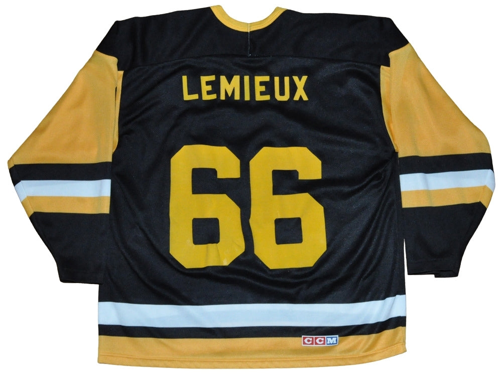 MARIO LEMIEUX Signed Pittsburgh Penguins Hockey Jersey Autographed CCM  Small