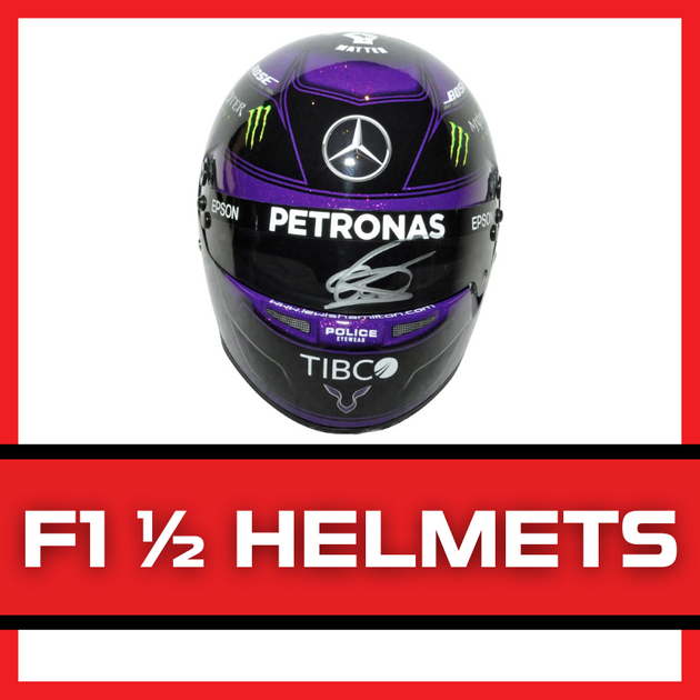 F1 Half Scale Helmets Formula World Shop Inc.