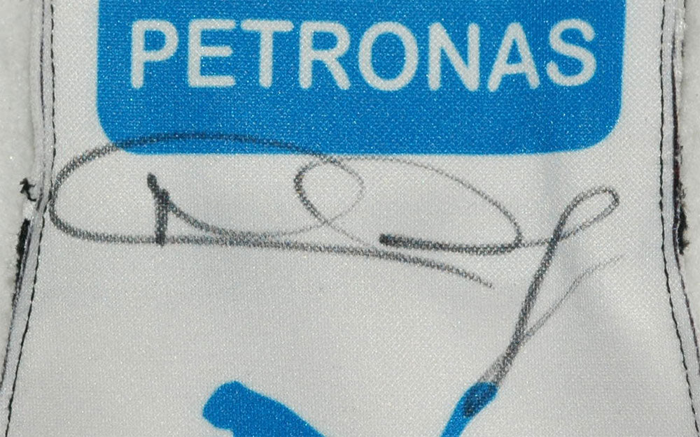 nico rosberg handschuhe Nico Rosberg Signed Petronas Replica Gloves Pair – Formula World Shop Inc