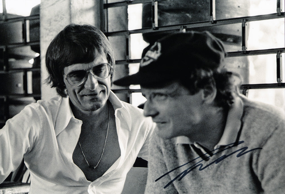 Niki Lauda Signed 8X12 inches F1 photo with Bernie Ecclestone – Formula ...