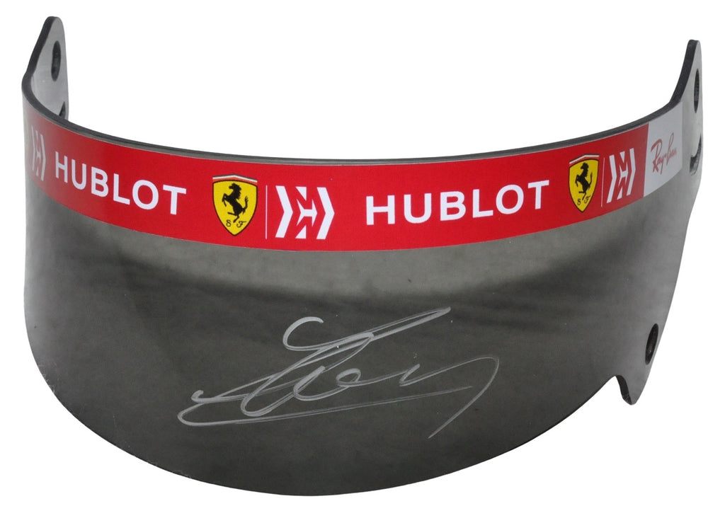 F1 Alfa Romeo Charles Leclerc サイン入り1/2 Charles Leclerc Signed Official Ferrari F1 1/2 Scale Mini