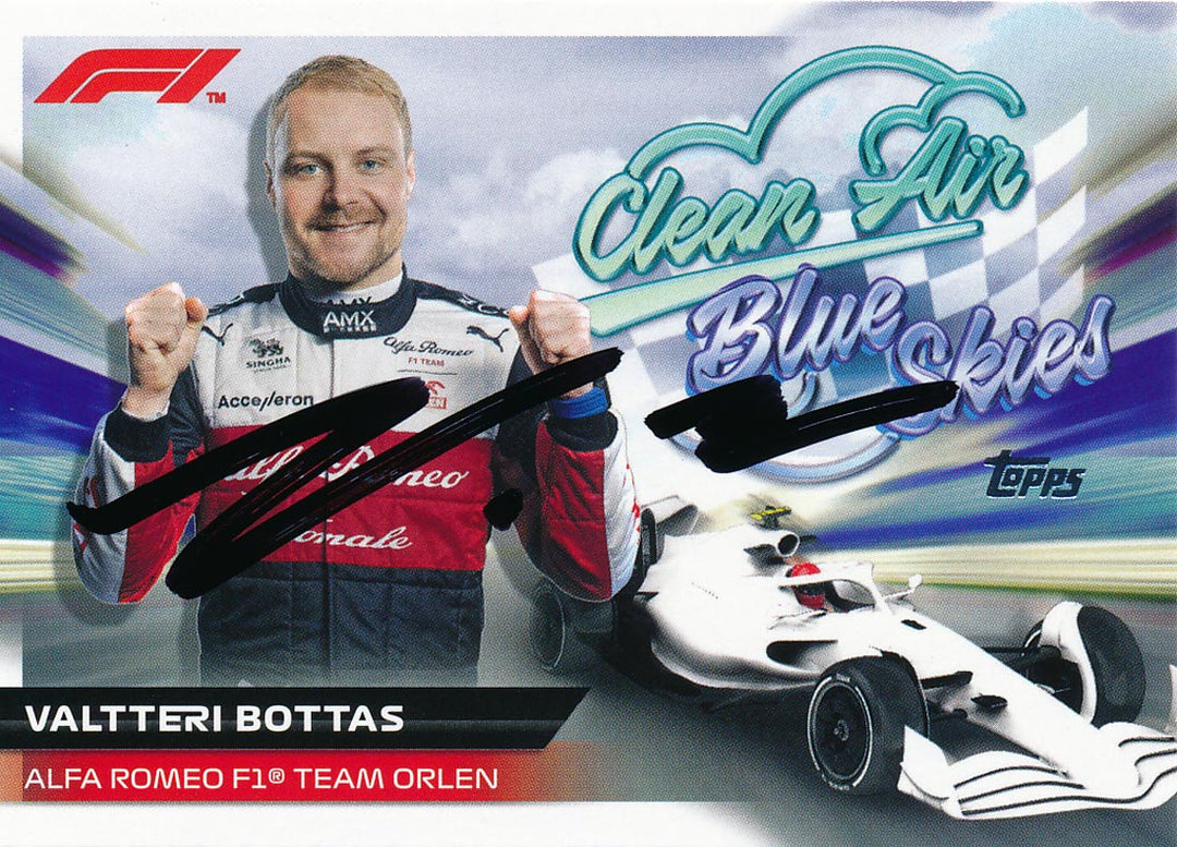 Valtteri Bottas Signed 2022 Topps Formula 1 Alfa Romeo F1 Team #CABS-V –  Formula World Shop Inc