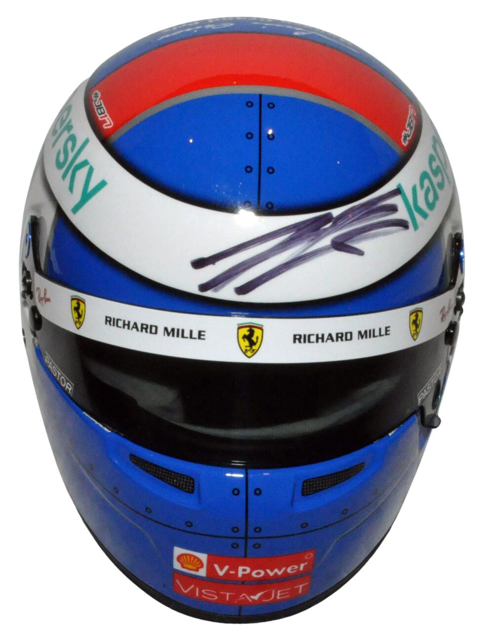Charles Leclerc Signed Replica 1/2 2021 Scuderia Ferrari