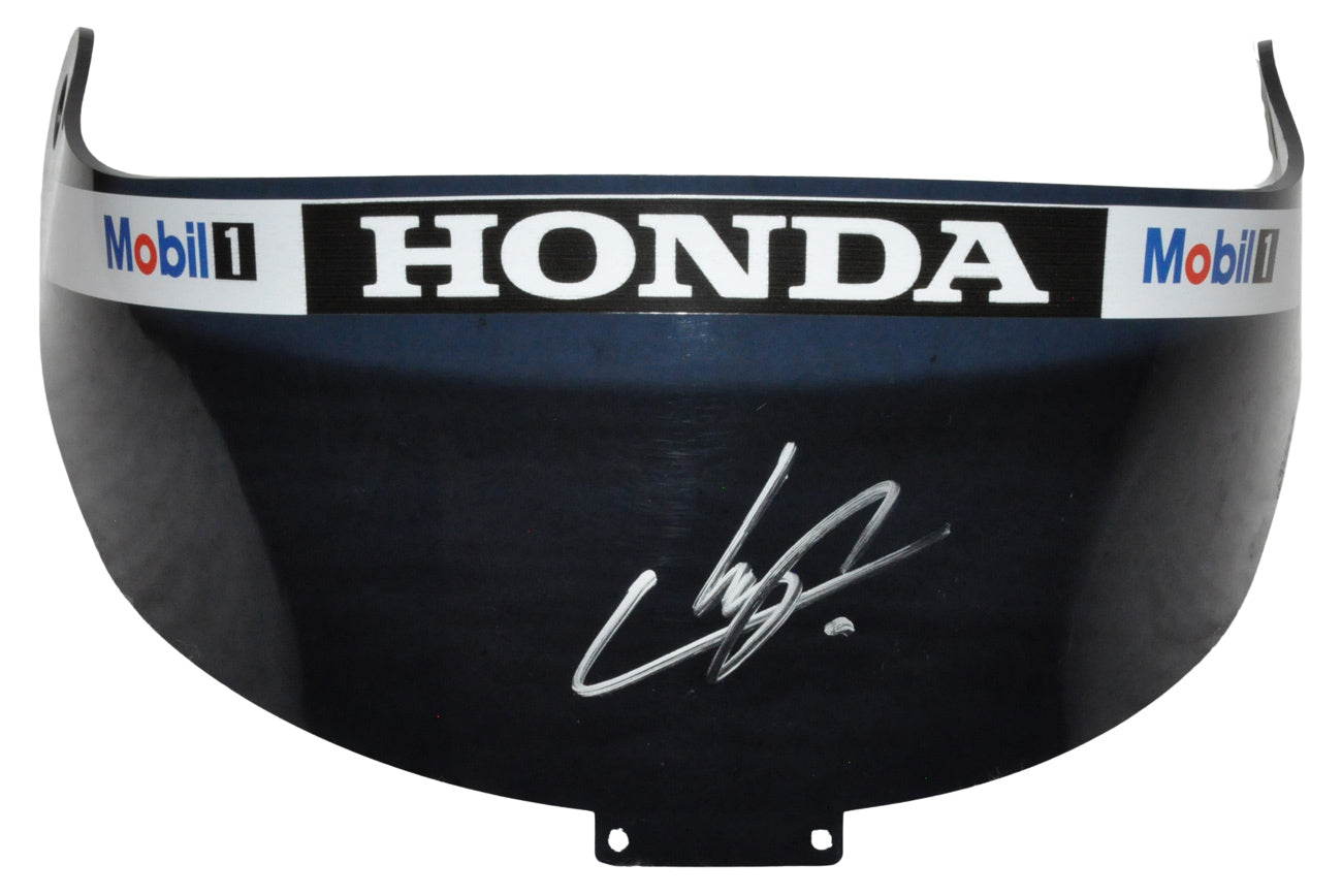 Perez 2021 Red Bull F1 Used Visor Clear