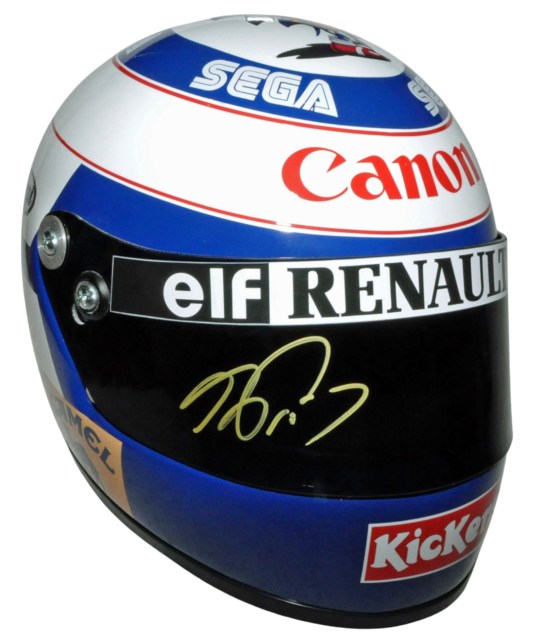 Alain Prost Signed Full Scale Replica 1993 F1 World Champion