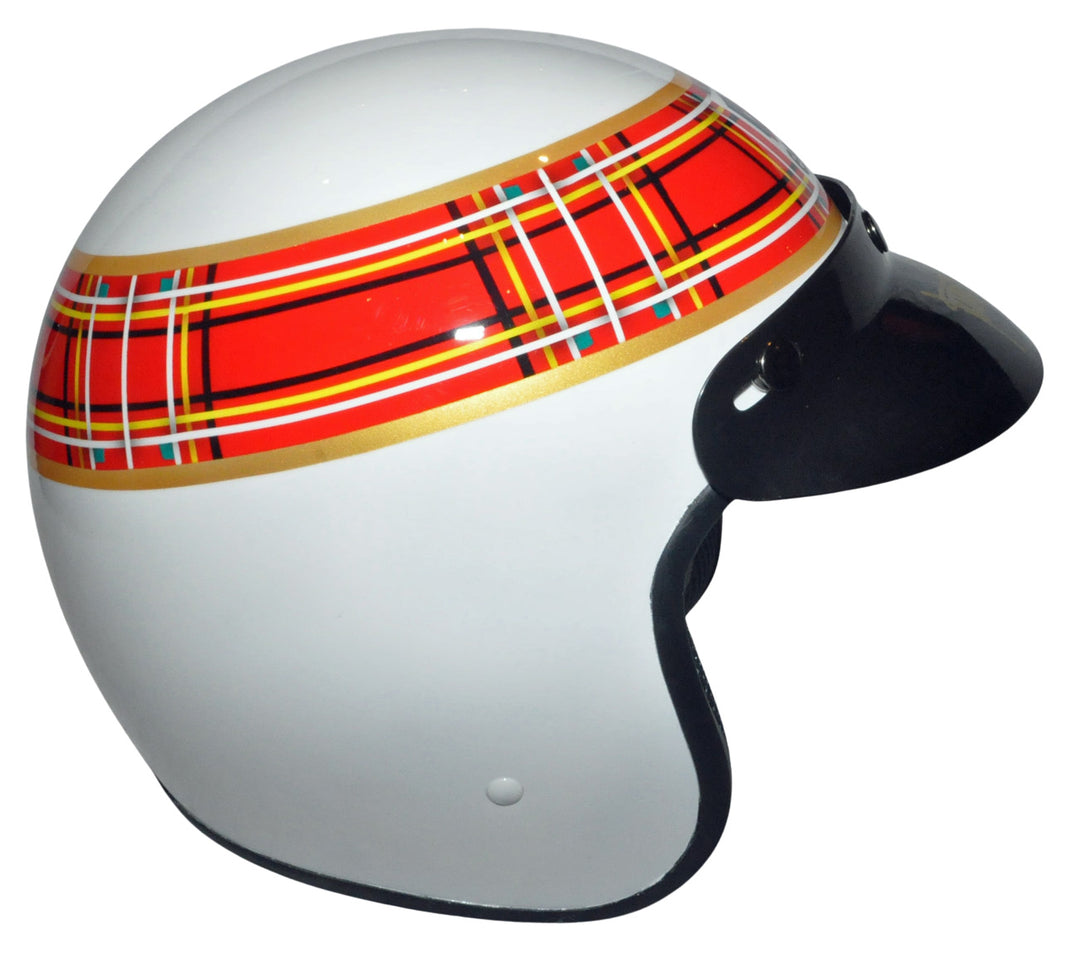 Jackie Stewart Signed Open Face Vintage Full Scale Replica Helmet
