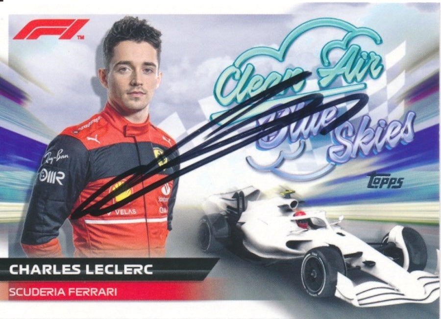 Charles Leclerc Signed 2022 Topps Formula 1 Scuderia Ferrari