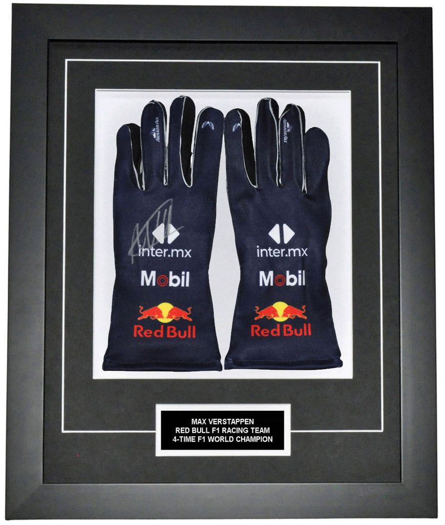 max verstappen handschuhe Signed 19X23 inches 2023 Red Bull Gloves Montage Frame – Formula World Shop Inc Size:XXXXXL Mischhaut DIY: Kopfhörer Case aus