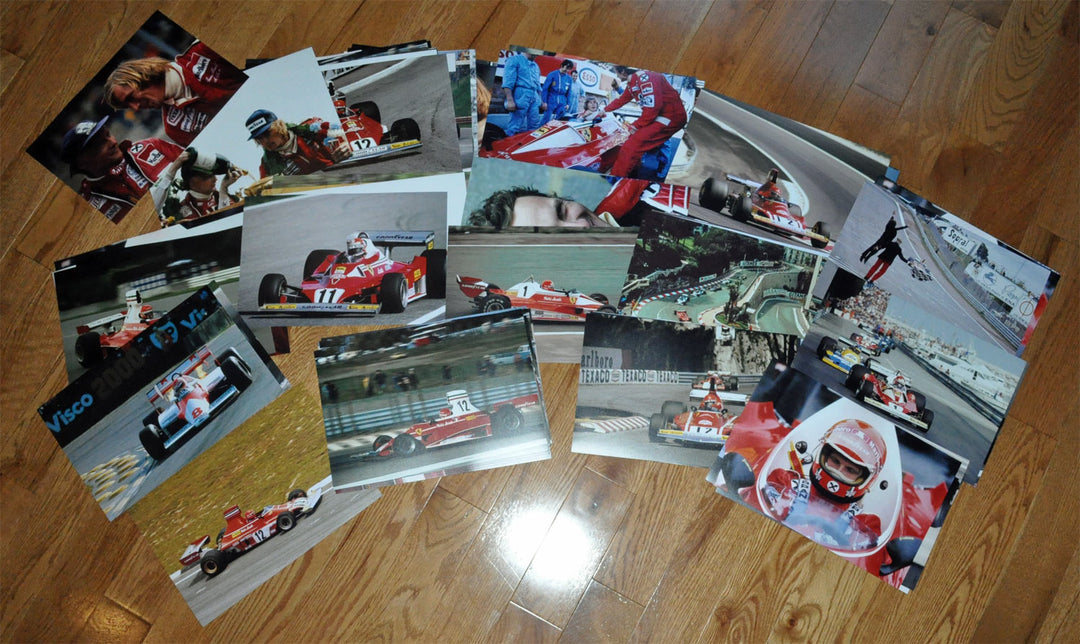 Niki Lauda Formula 1 Ferrari McLaren F1 - Lot Photos of 75 8X12 Inches ...