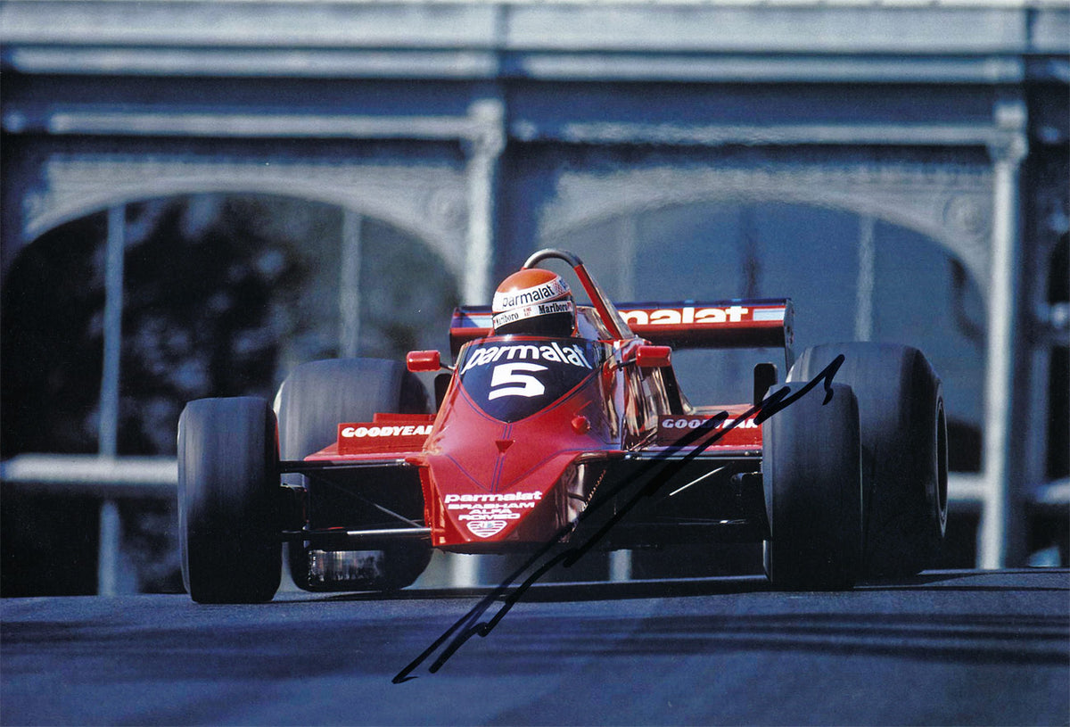 Niki Lauda Signed 8X12 inches 1979 Monaco GP Brabham Parmalat Racing T ...