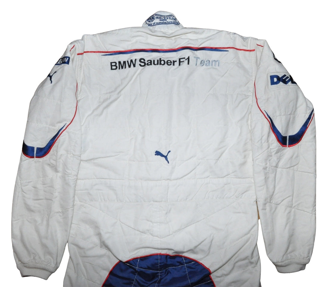 Jacques Villeneuve Used & Signed 2006 BMW Sauber F1 Race Suit
