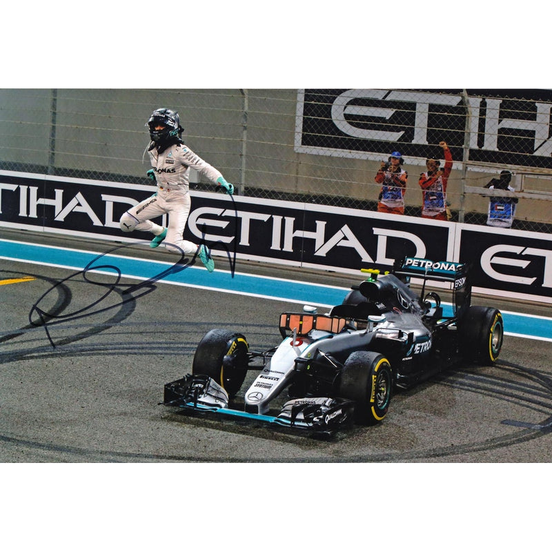 Photo Dédicacée Nico Rosberg - Autographe Original F1 - Non Certifié