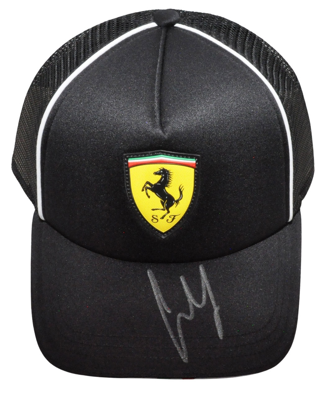Carlos Sainz Jr Signed Scuderia Ferrari F1 Black Cap – Formula
