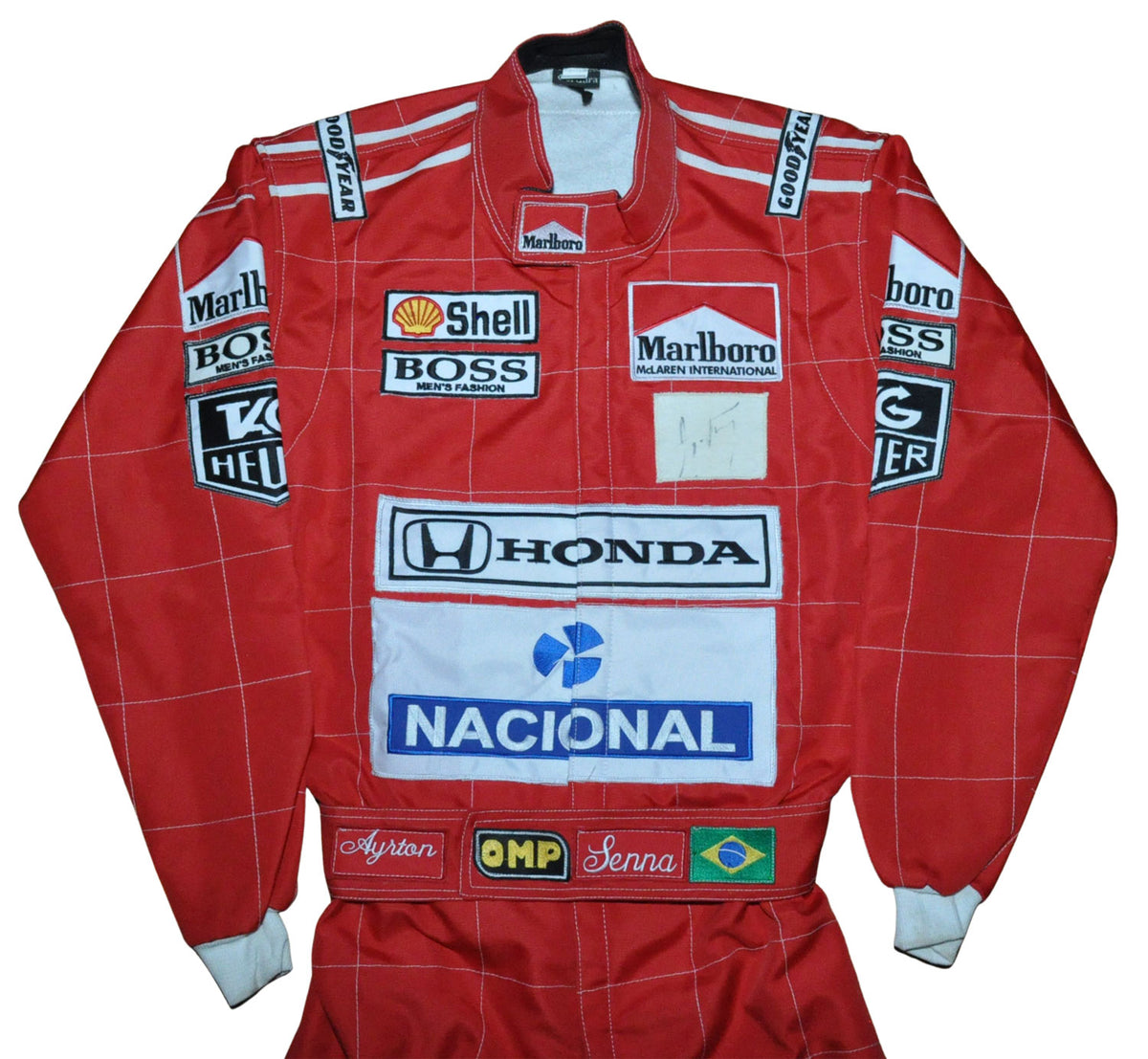 Ayrton Senna - Réplique d'un Habit / Combinaison 1991 McLaren F1 Signé ...