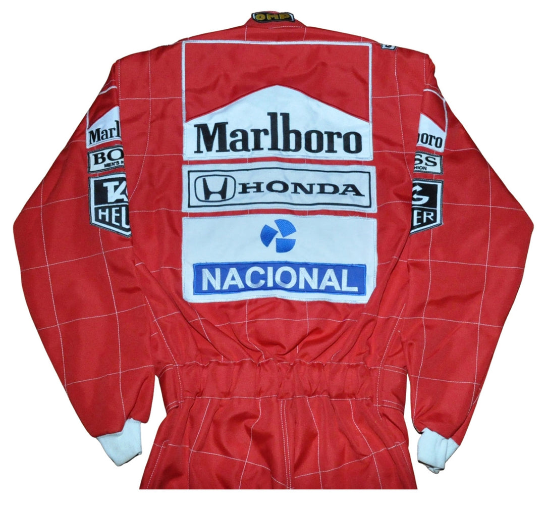 Ayrton Senna Signed 1991 McLaren F1 Replica Suit – Formula World