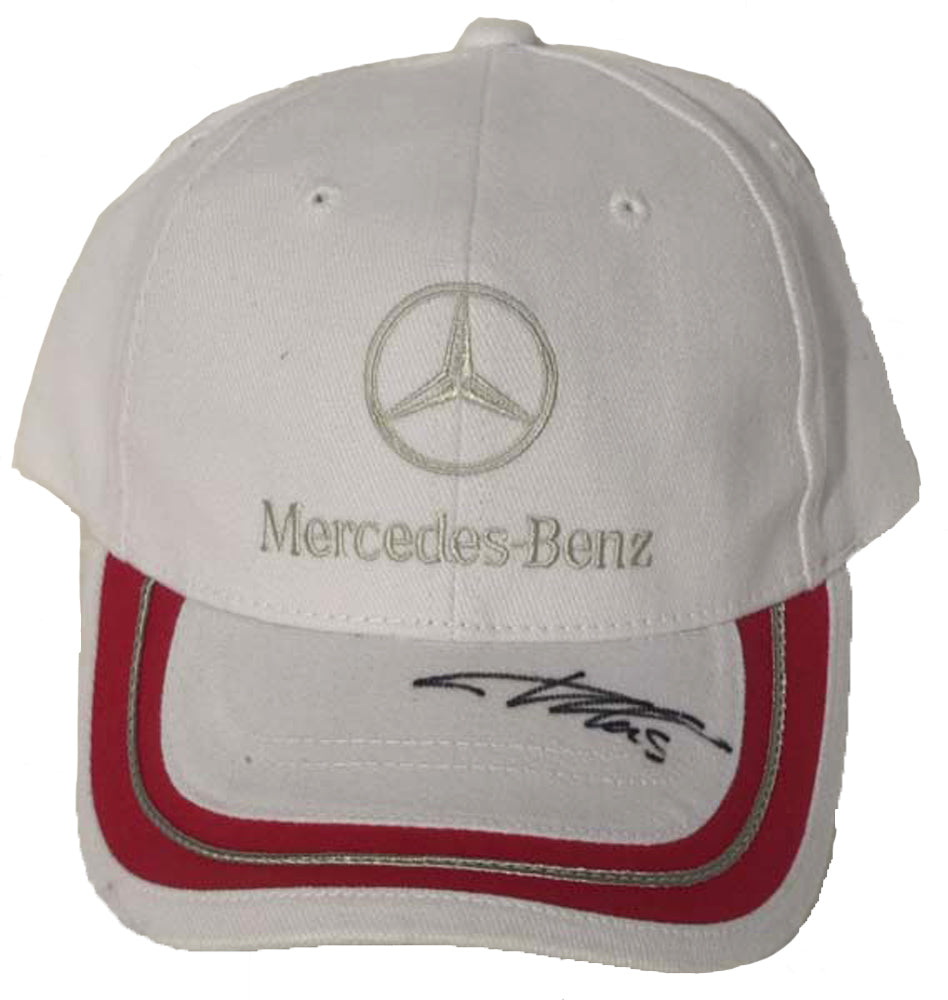 Fernando Alonso Signed 2007 McLaren Mercedes Team White F1 Cap